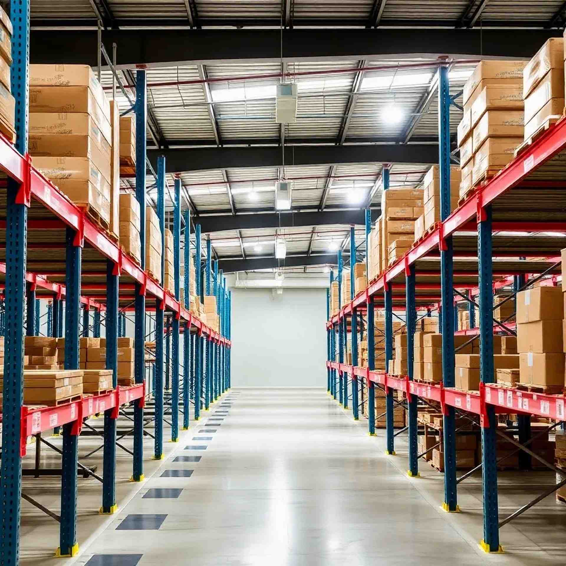 Scaffali regolabili per magazzino